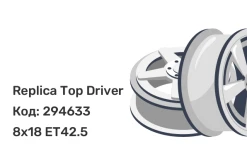 Replica Top Driver V34 8x18 5x108 ET42.5